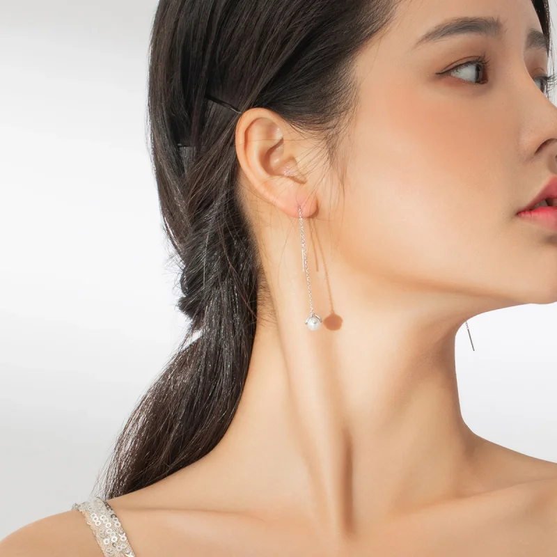 (afbeelding voor) Pandora Style Rijg pure bloemen Oorhangers - BSE373 - Bekijken 6