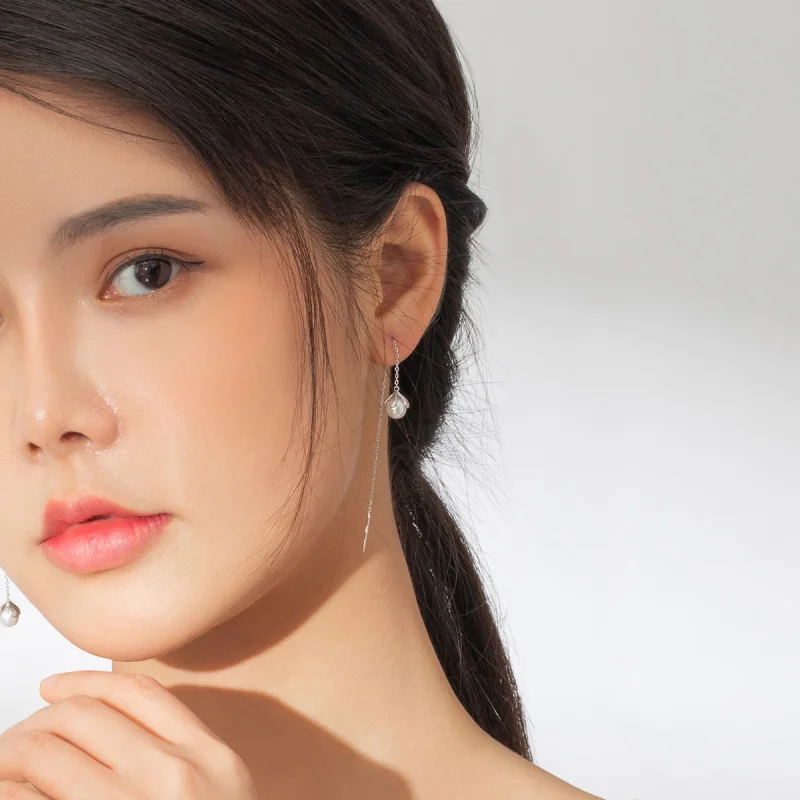 (afbeelding voor) Pandora Style Rijg pure bloemen Oorhangers - BSE373 - Bekijken 8