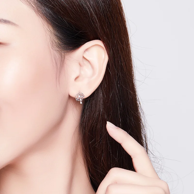 (afbeelding voor) Pandora Style Roos Oorringen - SCE745 - Bekijken 5