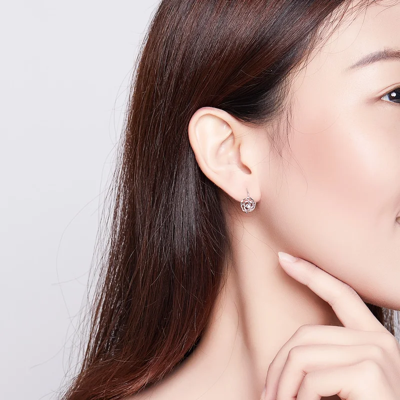 (afbeelding voor) Pandora Style Roos Oorringen - SCE745 - Bekijken 6