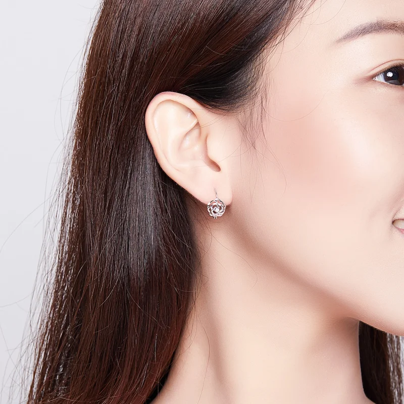 (afbeelding voor) Pandora Style Roos Oorringen - SCE745 - Bekijken 7