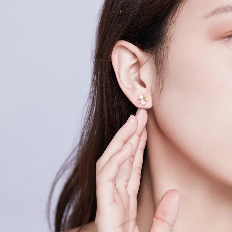 (afbeelding voor) Pandora Style Rose Bij Oorknopjes - SCE643 - Bekijken 9