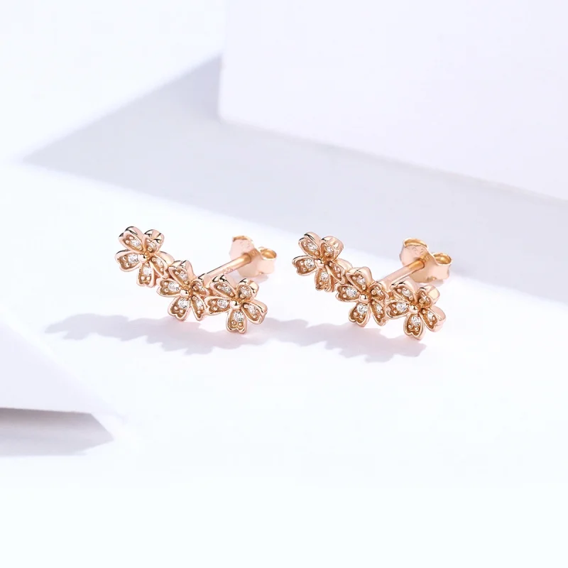 (afbeelding voor) Pandora Style Rose Gecontracteerde Daisy Oorknopjes - SCE419-C - Bekijken 2