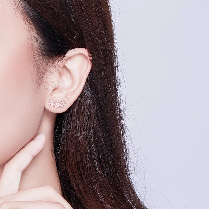 (afbeelding voor) Pandora Style Rose Gecontracteerde Daisy Oorknopjes - SCE419-C - Bekijken 6