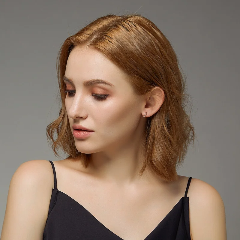 (afbeelding voor) Pandora Style Rose Harten Daten Oorringen - SCE445-C - Bekijken 6