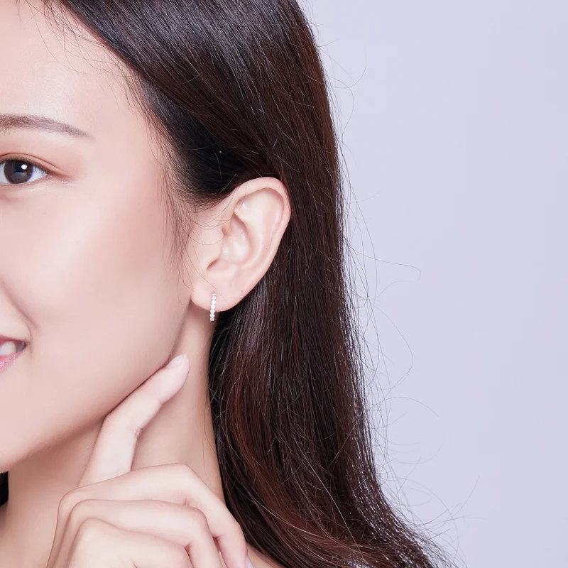 (afbeelding voor) Pandora Style Rose Verklaring van Genade Oorringen - SCE351-C - Bekijken 2