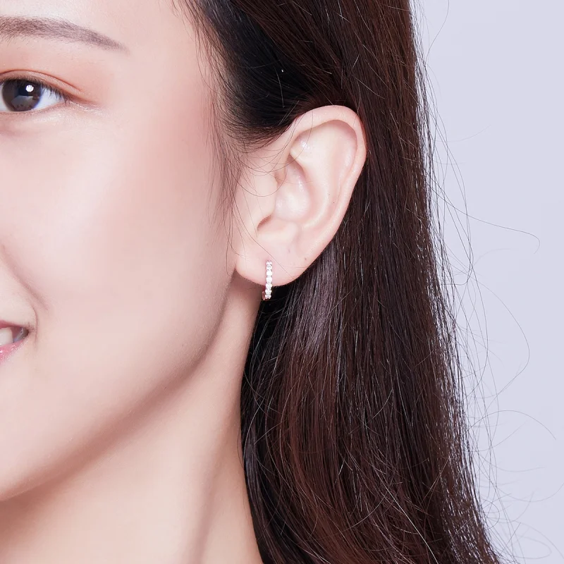 (afbeelding voor) Pandora Style Rose Verklaring van Genade Oorringen - SCE351-C - Bekijken 8