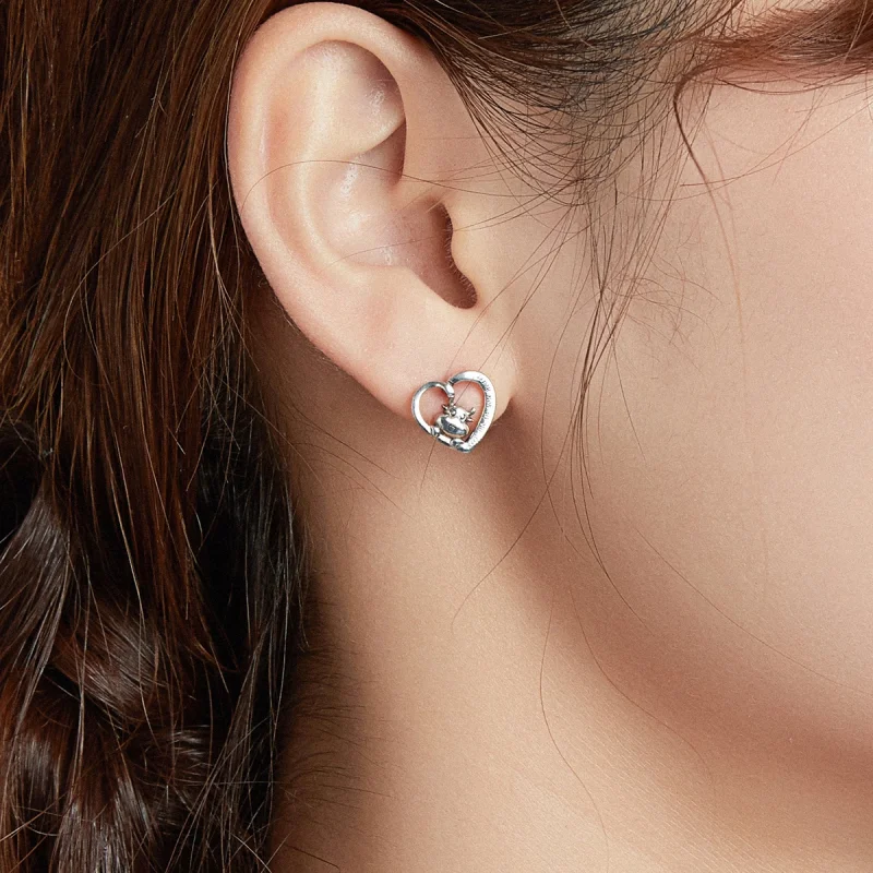 (afbeelding voor) Pandora Style Schattig vee Oorknopjes - SCE984 - Bekijken 6