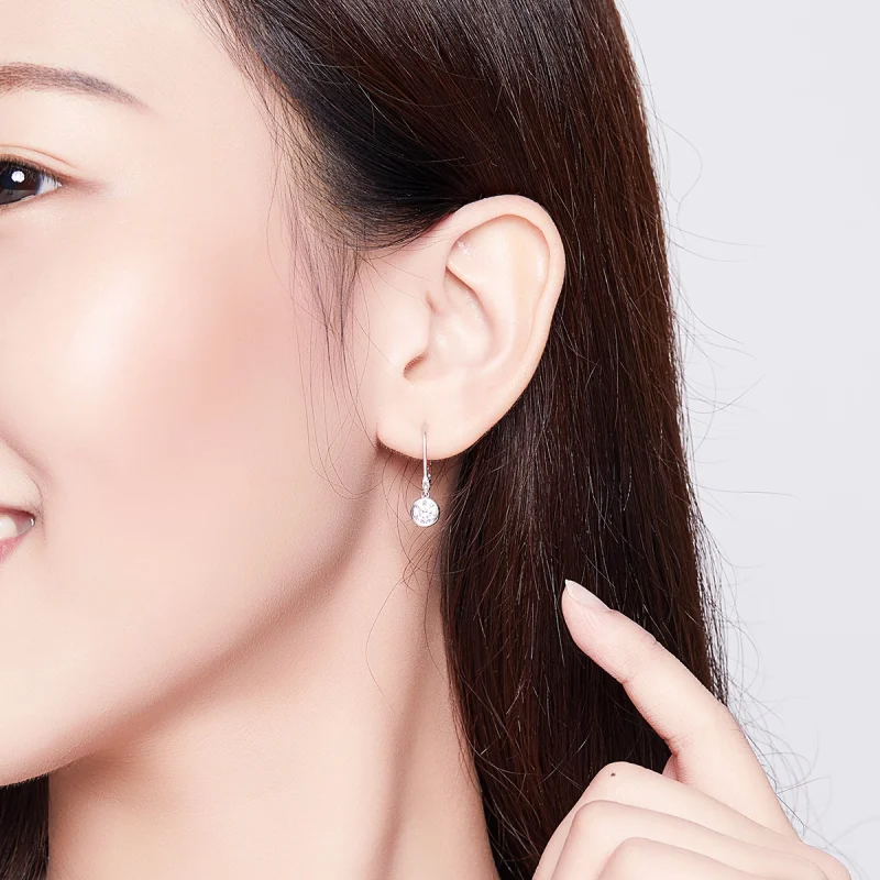 (afbeelding voor) Pandora Style Spacer-kraal Oorhangers - SCE747 - Bekijken 5