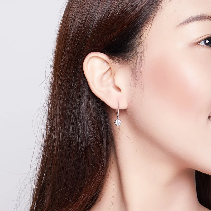 (afbeelding voor) Pandora Style Spacer-kraal Oorhangers - SCE747 - Bekijken 6