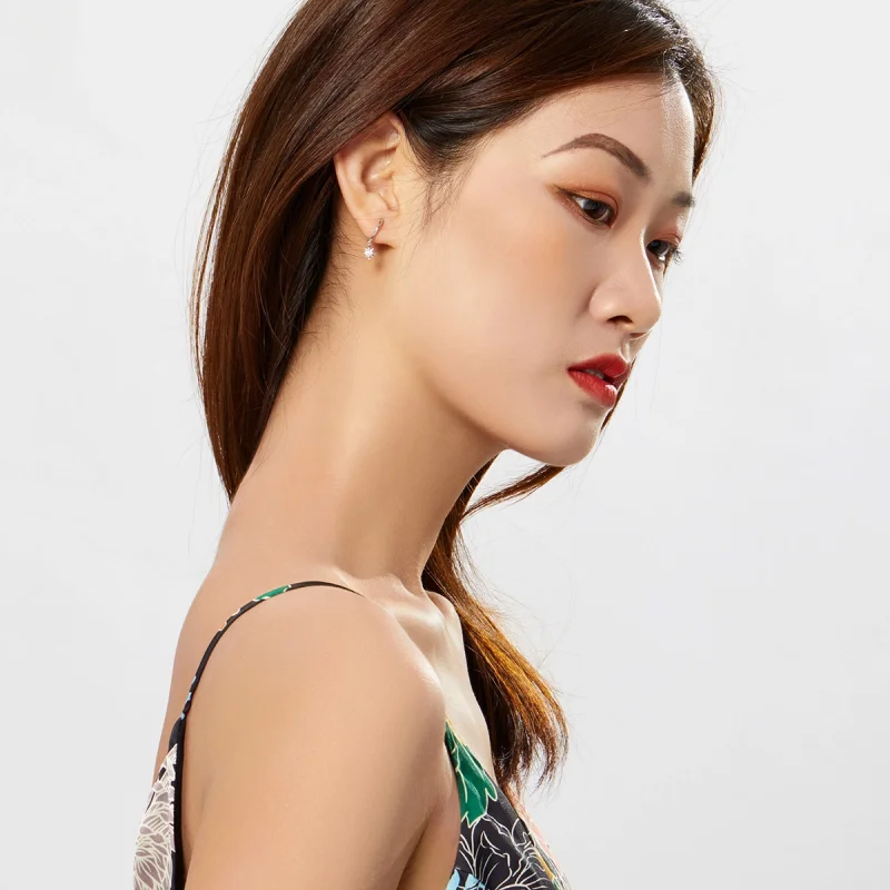 (afbeelding voor) Pandora Style Ster Oorhangers - SCE759 - Bekijken 5