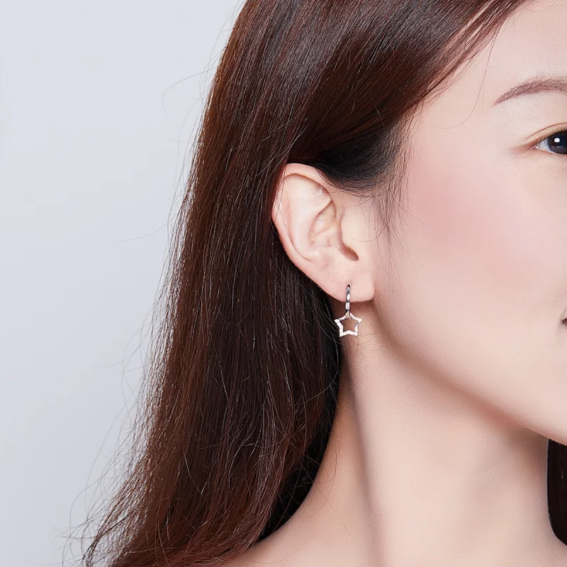 (afbeelding voor) Pandora Style Sterrenhemel Oorhangers - BSE276 - Bekijken 5