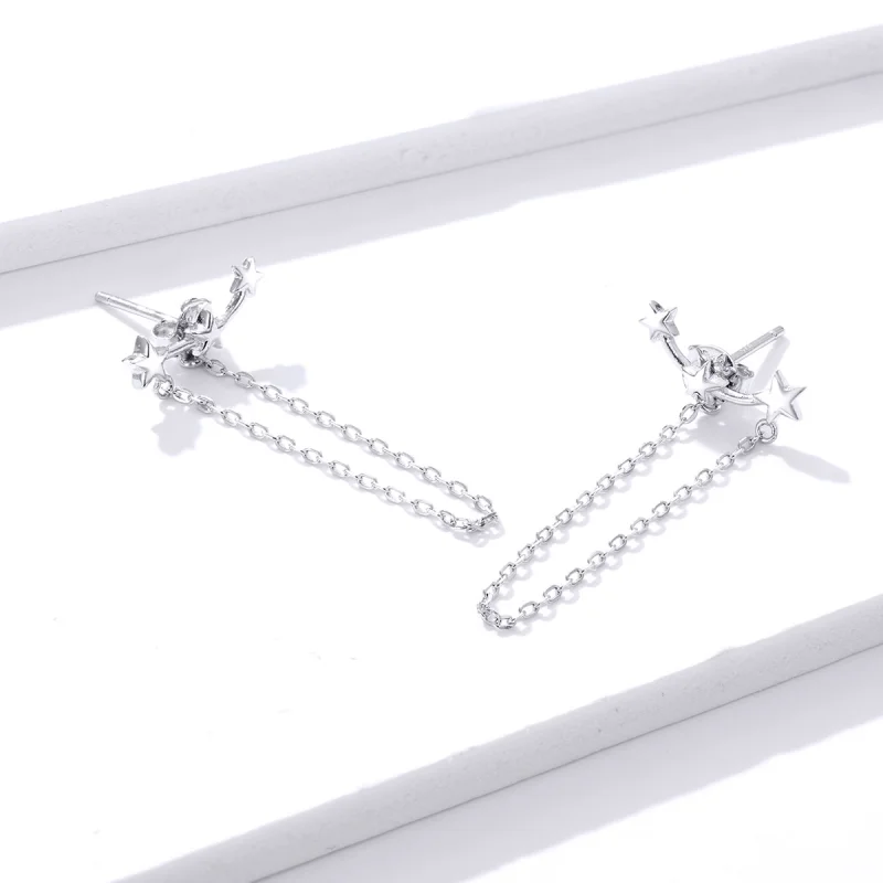 (afbeelding voor) Pandora Style Sterrenhemel Oorhangers - BSE361 - Bekijken 3