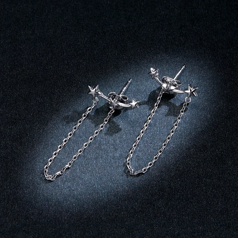 (afbeelding voor) Pandora Style Sterrenhemel Oorhangers - BSE361 - Bekijken 5