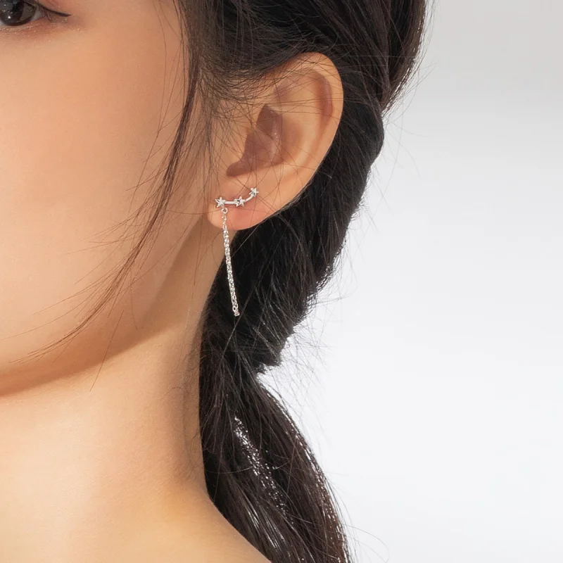 (afbeelding voor) Pandora Style Sterrenhemel Oorhangers - BSE361 - Bekijken 7