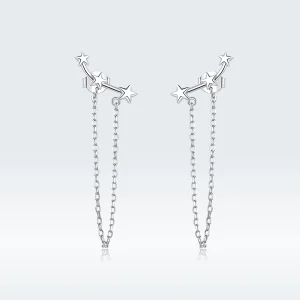 (afbeelding voor) Pandora Style Sterrenhemel Oorhangers - BSE361