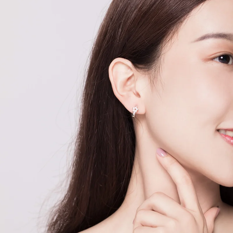 (afbeelding voor) Pandora Style Sterrenlicht Oorringen - BSE172 - Bekijken 8