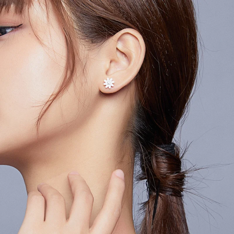 (afbeelding voor) Pandora Style Tuin Elfen Oorknopjes - SCE917 - Bekijken 5