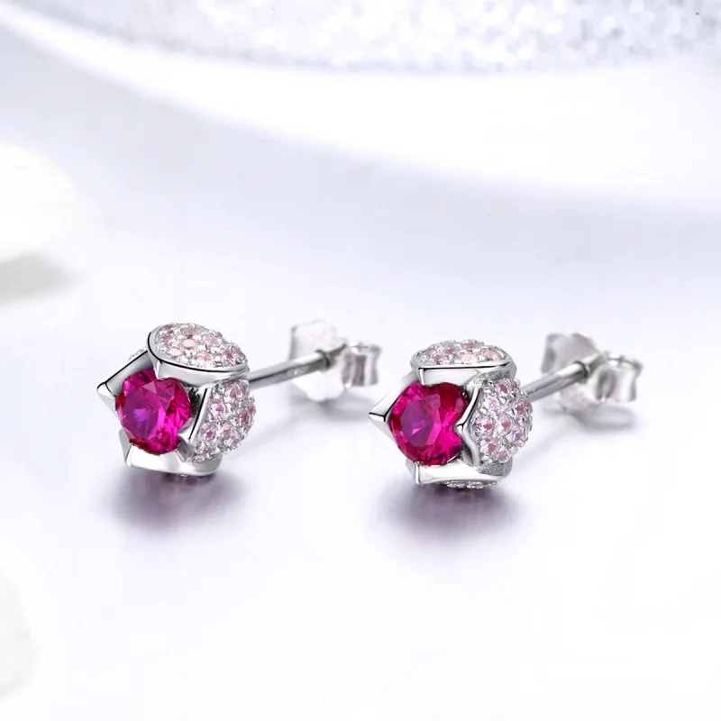 (afbeelding voor) Pandora Style Tulp Oorknopjes - BSE042 - Bekijken 2