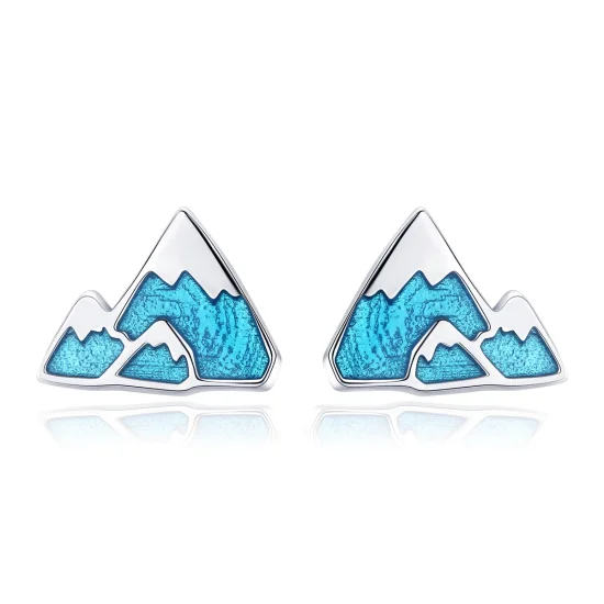 (afbeelding voor) Pandora Style Unieke ijsberg Oorknopjes - SCE475