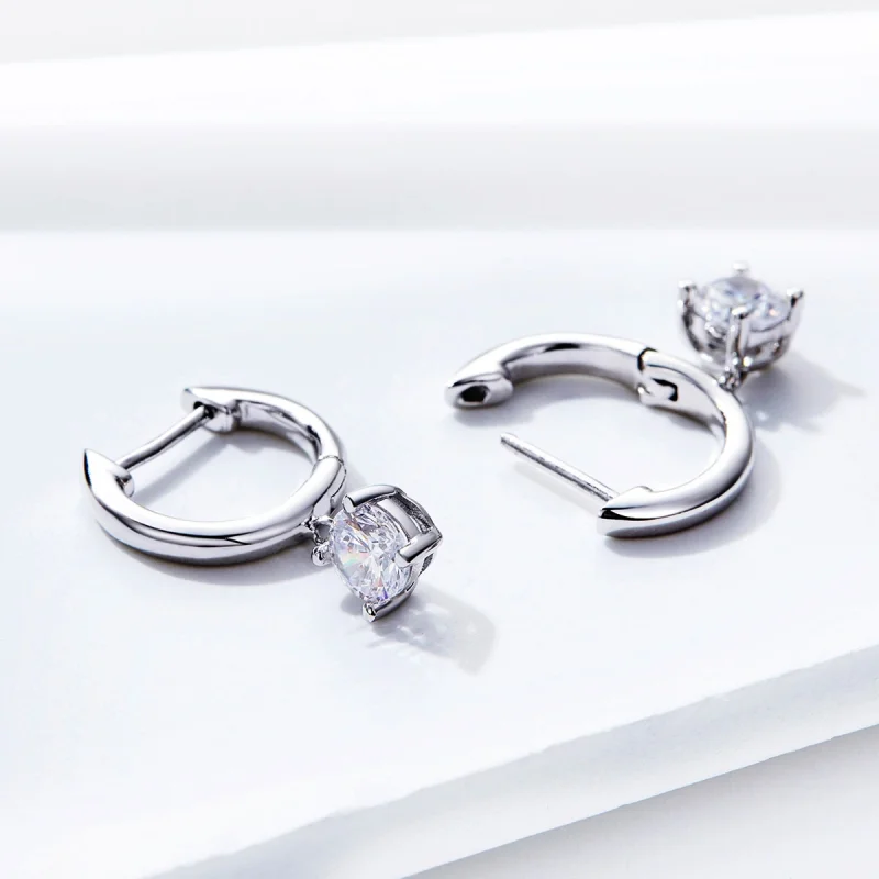 (afbeelding voor) Pandora Style Verloofde Oorhangers - SCE553 - Bekijken 4