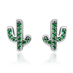 (afbeelding voor) Pandora Style Verse Cactus Oorknopjes - SCE097
