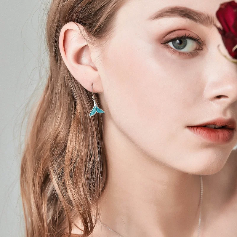 (afbeelding voor) Pandora Style Visstaart Oorhangers - SCE065 - Bekijken 8