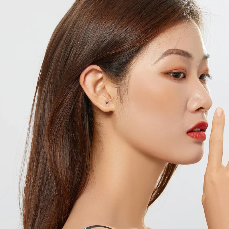 (afbeelding voor) Pandora Style Vlinder Oorknopjes - SCE775 - Bekijken 7