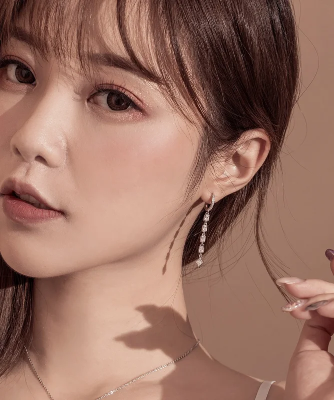 (afbeelding voor) Pandora Style Ziron Liefde Oorhangers - SCE583 - Bekijken 4