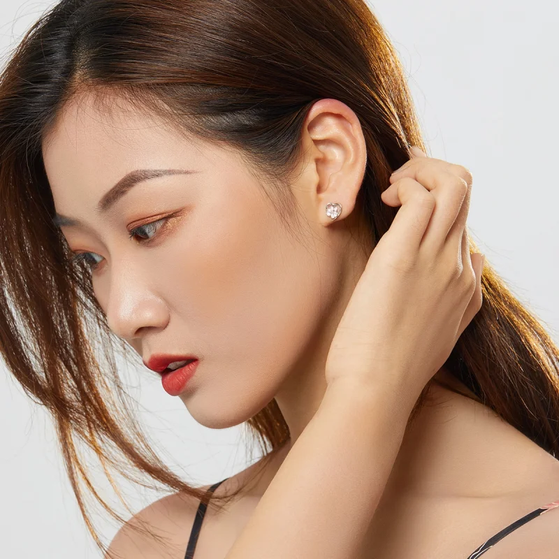 (afbeelding voor) Pandora Style Zorgzame hondenpoot Oorknopjes - SCE654-WH - Bekijken 6