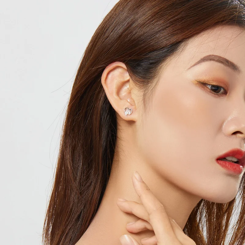 (afbeelding voor) Pandora Style Zorgzame hondenpoot Oorknopjes - SCE654-WH - Bekijken 7