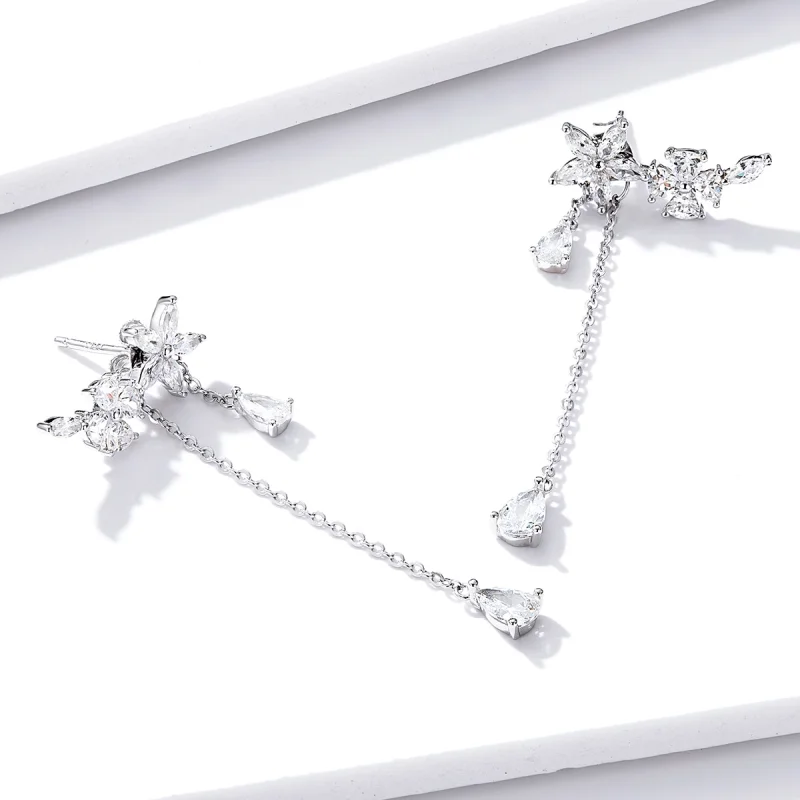 (afbeelding voor) Pandora Style Bloemenliefde Oorhangers - BSE288 - Bekijken 5