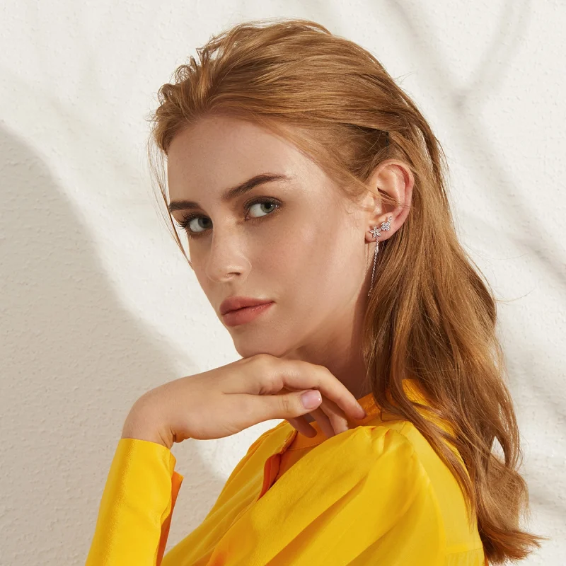 (afbeelding voor) Pandora Style Bloemenliefde Oorhangers - BSE288 - Bekijken 7