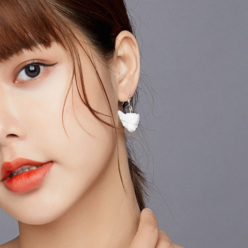 (afbeelding voor) Pandora Style Engeltje Oorhangers - SCE944 - Bekijken 5