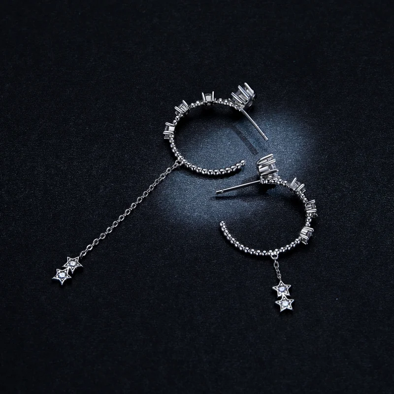 (afbeelding voor) Pandora Style Helder Oorhangers - BSE310 - Bekijken 5