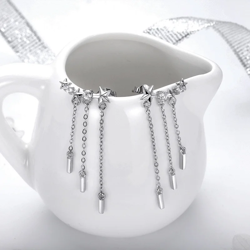 (afbeelding voor) Pandora Style Meteoor Liefde Oorhangers - SCE399 - Bekijken 2