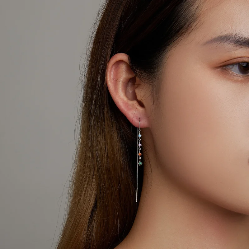 (afbeelding voor) Pandora Style Sterrenkonia Oorhangers - SCE1420 - Bekijken 6