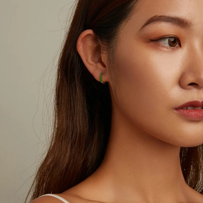 (afbeelding voor) Pandora Style Bamboe Oorbellen - SCE1350 - Bekijken 8