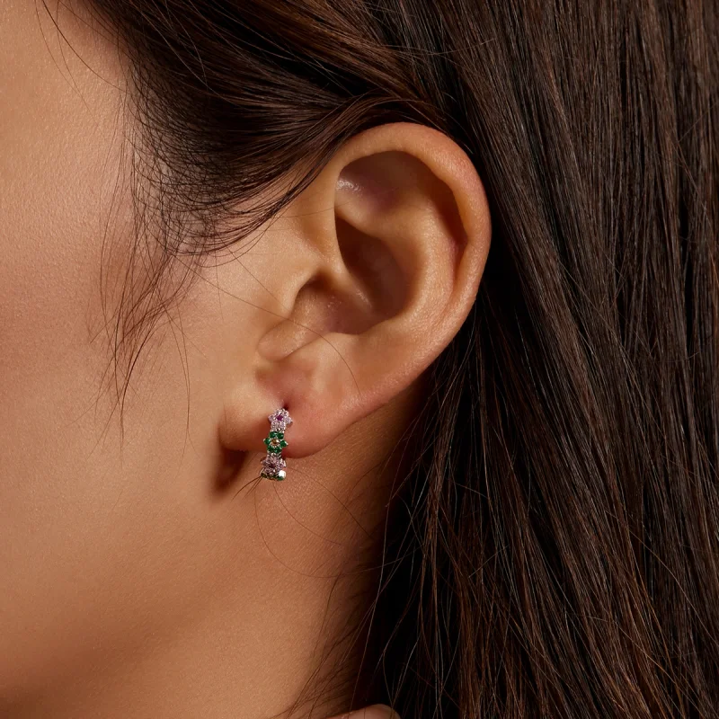 (afbeelding voor) Pandora Style Delicate bloemen Oorbellen - SCE1320 - Bekijken 5