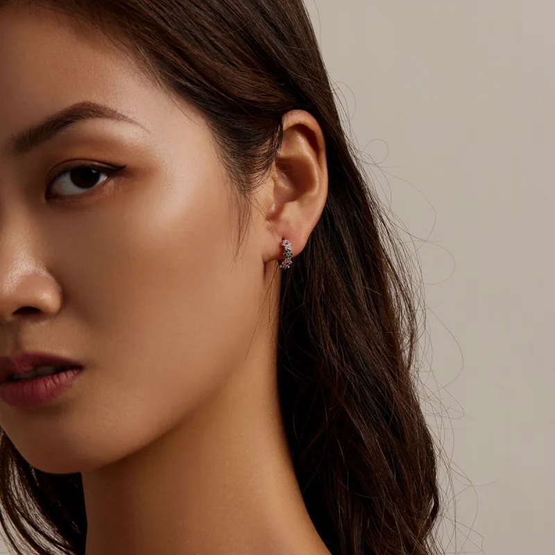 (afbeelding voor) Pandora Style Delicate bloemen Oorbellen - SCE1320 - Bekijken 6