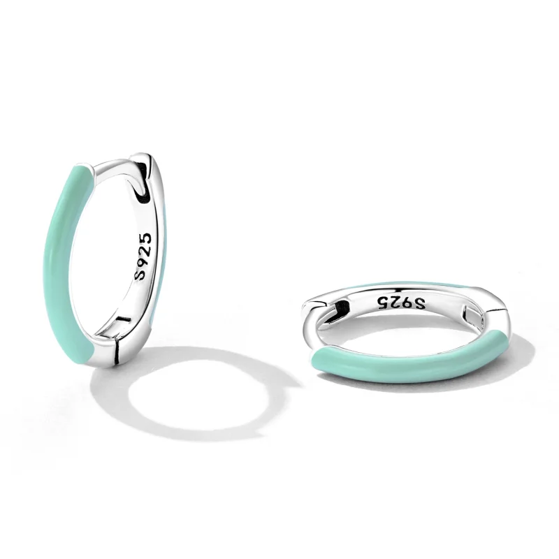 (afbeelding voor) Pandora Style Dubbele cirkel Oorbellen - SCE1454 - Bekijken 2