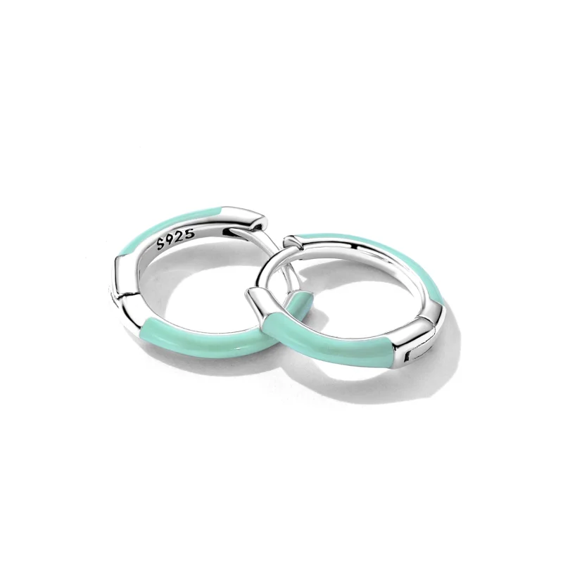 (afbeelding voor) Pandora Style Dubbele cirkel Oorbellen - SCE1454 - Bekijken 3