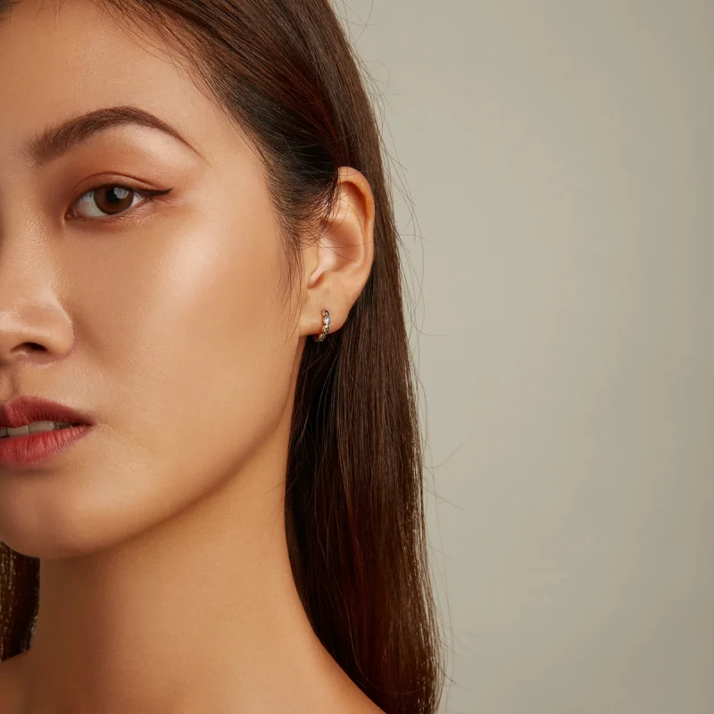 (afbeelding voor) Pandora Style Duivelsoog Oorbellen - SCE1358 - Bekijken 7