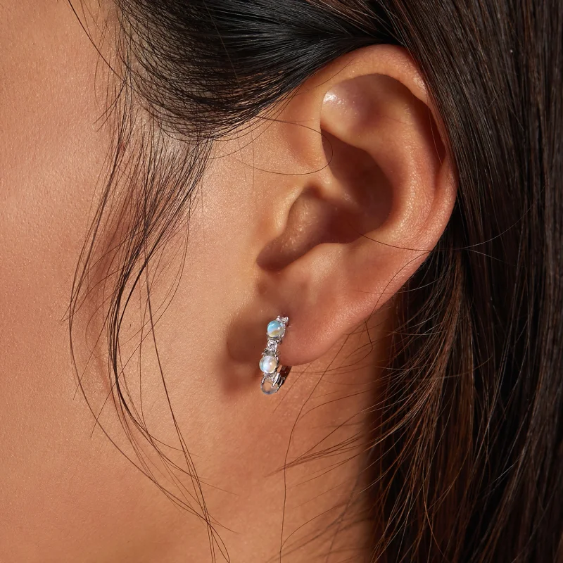 (afbeelding voor) Pandora Style Eenvoudig Oorbellen - BSE532 - Bekijken 7