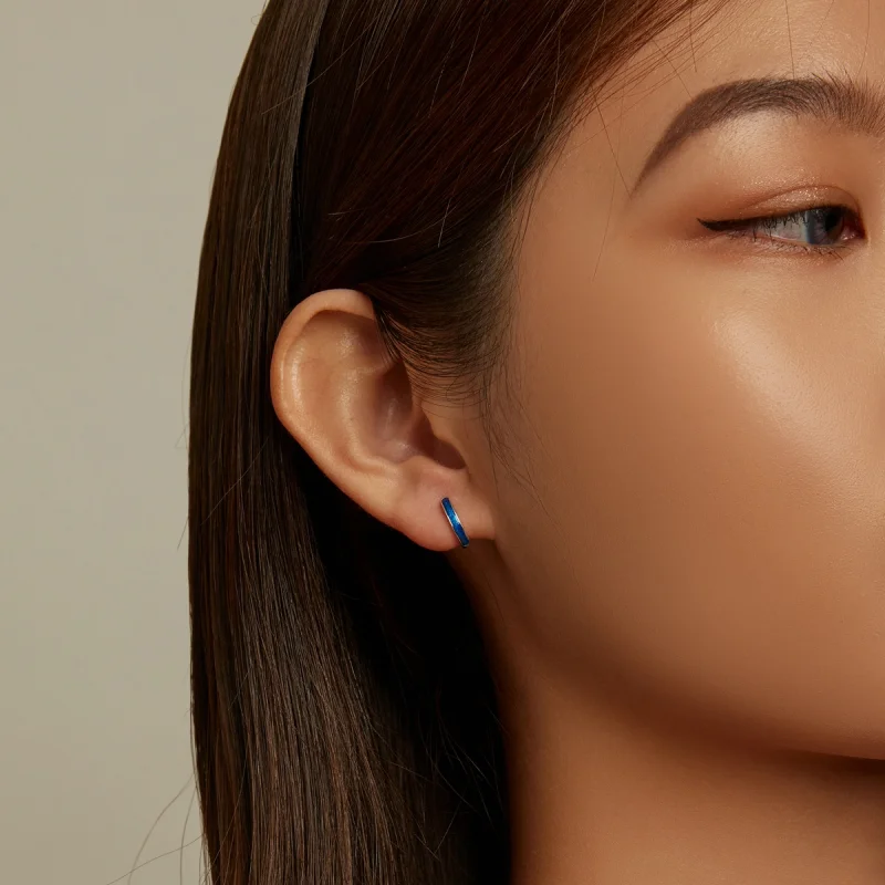 (afbeelding voor) Pandora Style Eenvoudig Oorbellen - SCE1360 - Bekijken 5