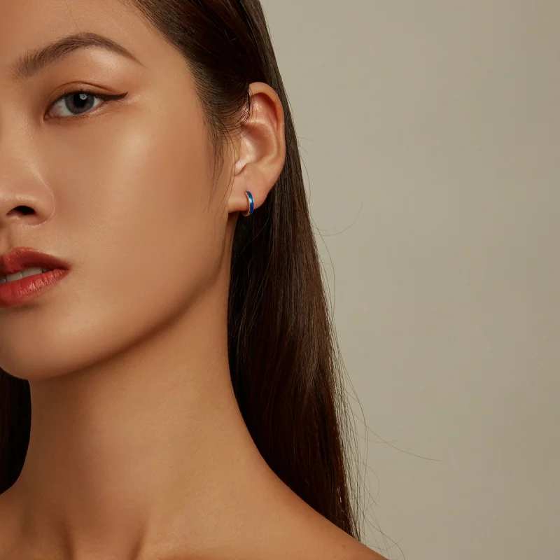 (afbeelding voor) Pandora Style Eenvoudig Oorbellen - SCE1360 - Bekijken 6