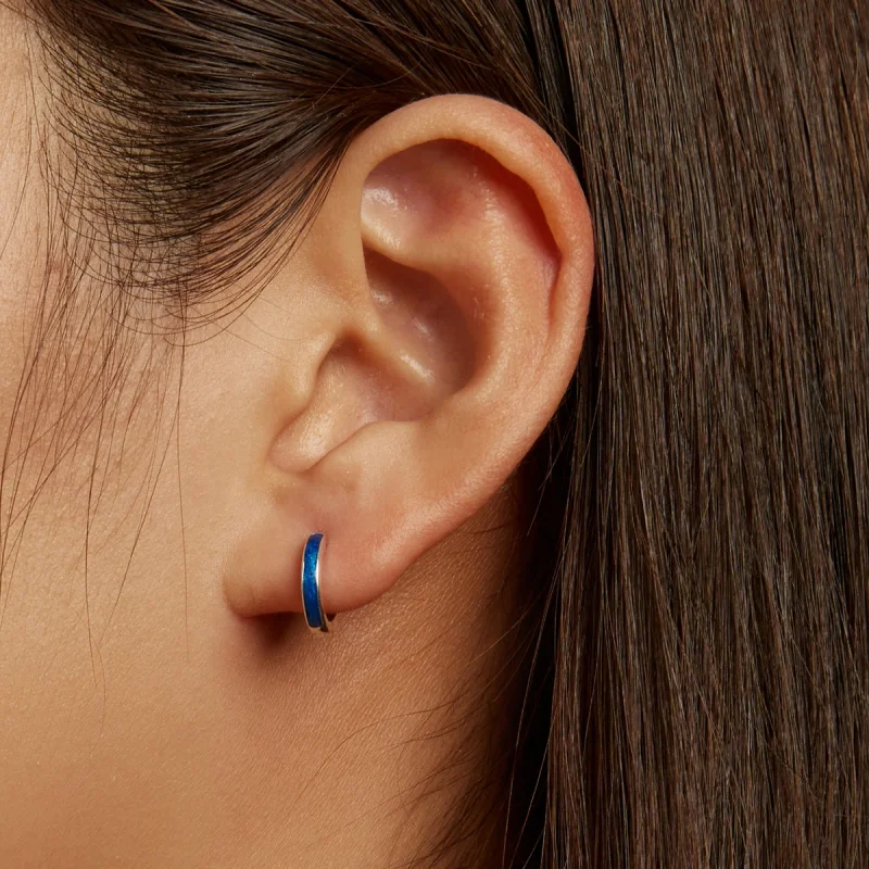 (afbeelding voor) Pandora Style Eenvoudig Oorbellen - SCE1360 - Bekijken 7