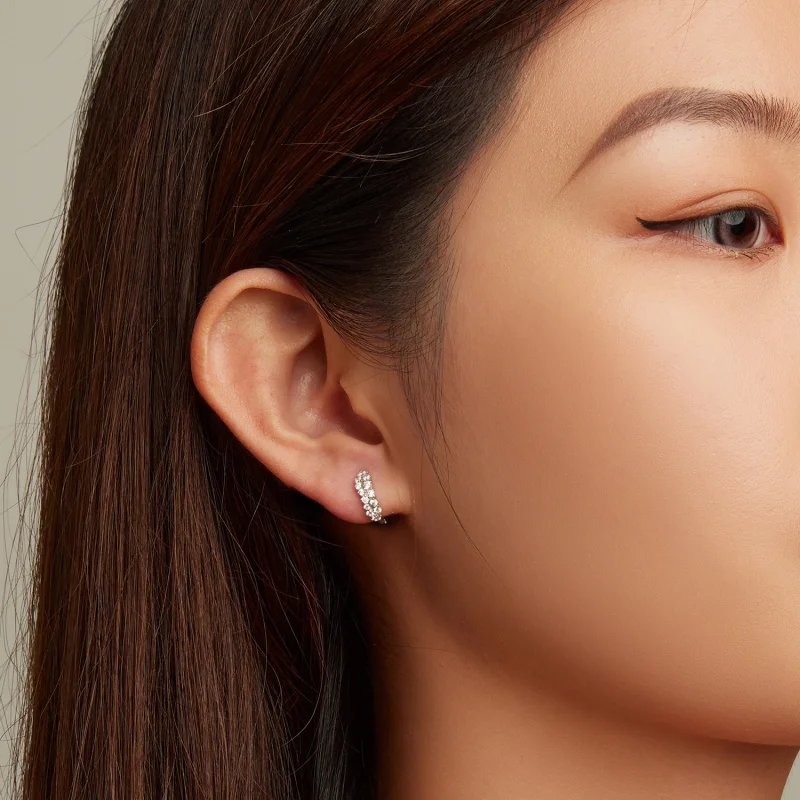 (afbeelding voor) Pandora Style Geraffineerde Zirkoon Oorbellen - BSE730 - Bekijken 6