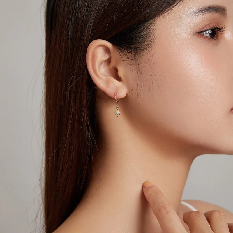 (afbeelding voor) Pandora Style Gouden Maan Oorbellen - SCE1267 - Bekijken 7