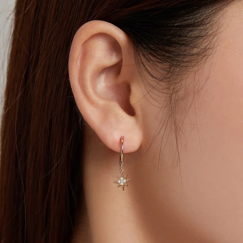 (afbeelding voor) Pandora Style Gouden Maan Oorbellen - SCE1267 - Bekijken 8